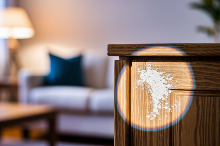 Moisissure blanche sur meuble en bois : Comment l&rsquo;enlever efficacement