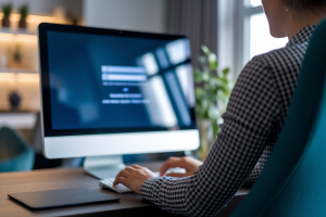 personne-dos-ordinateur-bureau-moderne