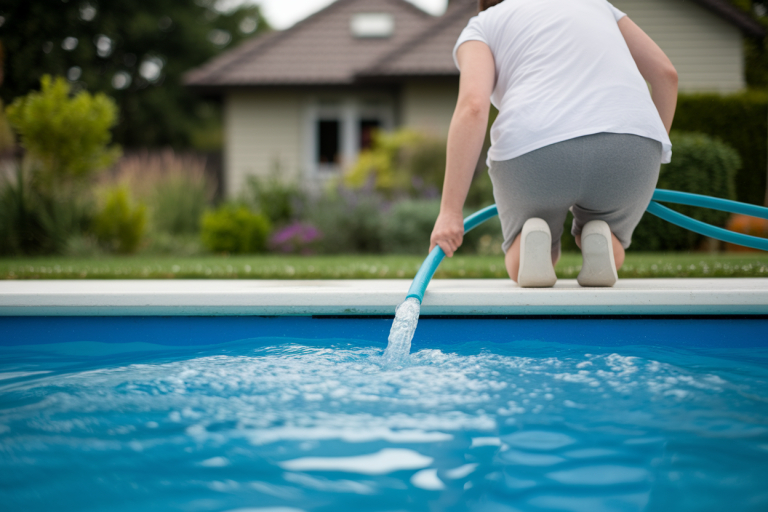 Comment vider une piscine avec un tuyau