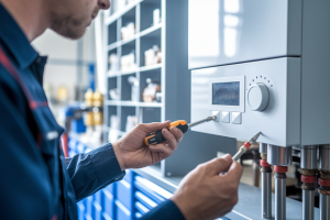 technicien-chaudiere-panneau-controle