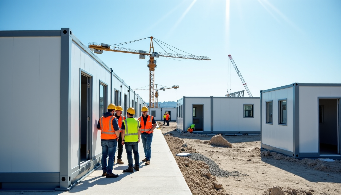 Illustration : ur les différentes options disponibles, il est recommandé — bien choisir sa base vie en location selon la durée du chantier ?